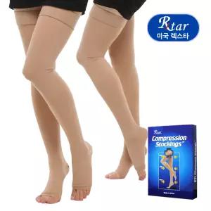 [도고메디칼] 렉스타 305 의료용 허벅지형 압박스타킹 고강압 단단재질 혈액순환 다리붓기 완화