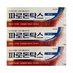 생활용품 100g 6 쿨링민트 치약 구강위생 구강위생용품 파로돈탁스 대용량 x