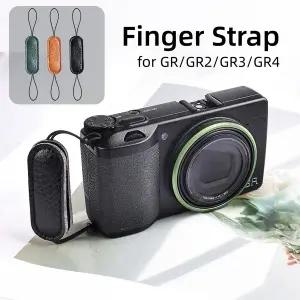 리코 GR II 3X GRIII GR2 GR3 GR4 GRIV GRII 카메라 액세서리용 핑거 스트랩 낙하 방지 핸드 그립 미끄럼