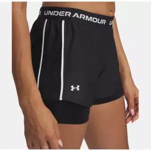 [언더아머]UA Tech 플레이 업 여성 투인원 쇼츠 1389895 001 1000805500399