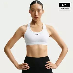 스우시 미디엄 서포트 여성 패드 스포츠 브라 DX6822-100