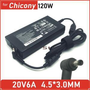 Chicony Msi Thin GF63 12th 3th 12VE 12UC Ac 어댑터 노트북용 기존 120W 20V 6A 전원 공급 장치 충전기