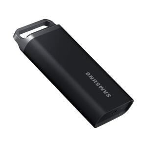삼성 T5 EVO 휴대용 SSD 8TB, USB 3.2 1세대 외장 솔리드 스테이트 드라이브, Seq. 게임 및 콘텐츠 제작을 위한 읽기 속도 최대 460MB/s, MU-PH8T0S /AM, 블랙