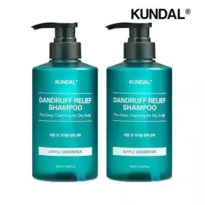 쿤달 프로클린 비듬 샴푸 애플그린티 500ml x2개 50749998)