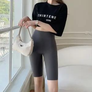 [비케이엠_67]데일리레깅스 하이웨스트 여름 반바지 5부 1P