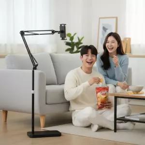 쇼파침대 누워서보는 스마트폰 태블릿 거치대 스탠드