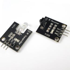 아두이노호환용 IR 적외선 송수신 모듈 키트 38KHz 10M 범위 5V 원격 제어 신호 학습 스마트 홈 RC 자동차