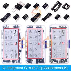 IC 집적 회로 칩 모음 키트  일반적인 CMOS 로직 소켓 세트  DIY 믹스 팩  DIP SMD 시리즈 74HCXX 74LSXX C