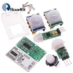 HC-SR501 MH-SR602 조정 IR 초전기 적외선 미니 소형 인체 센서 감지기 모듈  Arduino호환용 브래킷  AM312