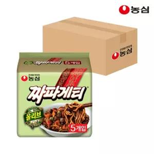농심 올리브짜파게티 멀티팩 5입 140g X 40개