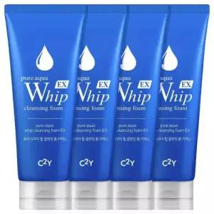 C2Y 아쿠아 휩 폼클렌징 EX 225ml 4개 대용량