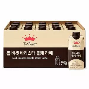 폴바셋 돌체라떼 330ml x 12
