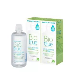 바슈롬 바이오트루 300ml x 2개 소프트 렌즈 세척액