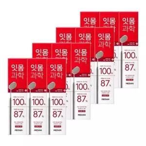 스트롱민트 치약 4개 메디안 잇몸과학 120g 3입