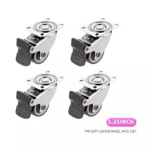 더블 볼 베어링 1.25INCH 캐스터롤러 4PCS 1세트
