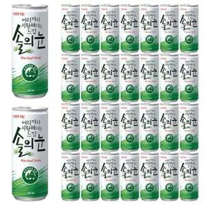 [MENQUIKX_67]롯데 차 솔의눈 240ml 30캔