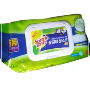 IKWDB238F 3M 더블액션 물걸레청소포 대형20매입 밀대걸레 올터치 클립형 호환