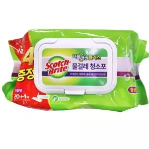 더블액션 플러스 물걸레 청소포 표준형 막대 20매