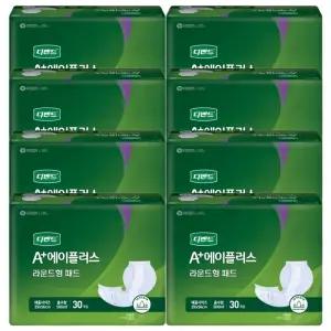 디펜드 A플러스 6P 시니어 30매 라운드형 속기저귀 요양원 노인 소변패드 용