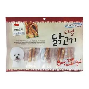 [하프클럽/셀럽하우스]강아지 오래먹는 치킨 우유껌 300g 1P 애견 간식