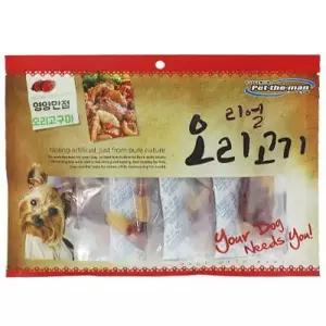 [하프클럽/셀럽하우스]애견 영양간식 오리고기 오리말이 고구마 300g 1p