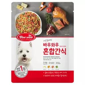 [하프클럽/셀럽하우스]강아지 간식 혼합 350g 치킨 연어 치즈 보상 트릿