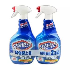 욕실 곰팡이제거 유한락스 600ml(2개입)