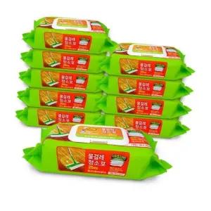 (올핀)대형 물걸레청소포 25매 10개 고급형 일회용걸레