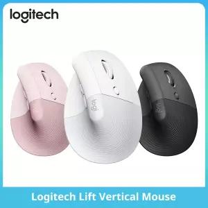 Logitech Lift 수직 마우스 인체 공학적 무선 무음 클릭 BluetoothUsb 듀얼 모드 Pc 노트북 태블릿 손목 통
