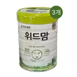 파스퇴르 위드맘 1단계(태어나서~6개월까지) 750g, 3개