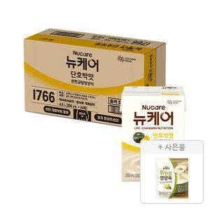 뉴케어 단호박맛 200ml, 24입, 1개 + 증정(위(we)편한영양죽 40g, 1개)