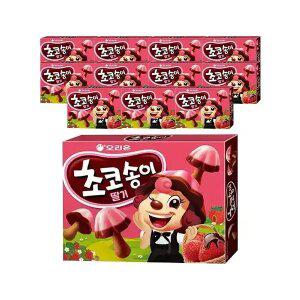 오리온 초코송이 딸기 45g, 12개