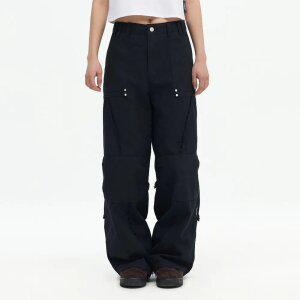 [오프닝프로젝트] 공용 Shield Cutted Pant - Black (FWSSCPA513MBK-W)