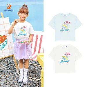 NEPA KIDS 네파키즈 여아 이슬로 걸스 크롭티셔츠 KL45325