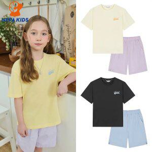 NEPA KIDS 네파키즈 공용 아이스크림 반팔 세트 KMD5952