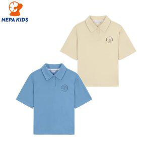 NEPA KIDS 네파키즈 공용 LTT 해피 카라 티셔츠 KLD5323