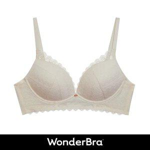 [Wonderbra] 원더브라 로맨틱 레이스 노와이어 브라 라이트크림 WBWBR6M01T