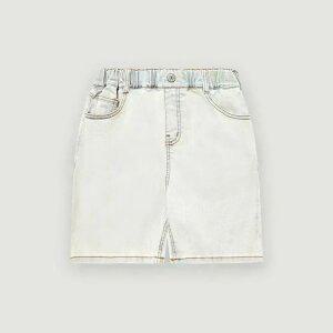 [행텐주니어]여아 풀밴딩 3.5부 데님팬츠-SE144701SG11855