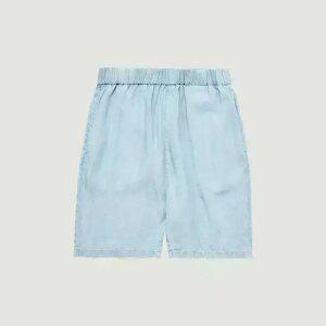 [행텐주니어]여아 포켓셋업 텐셀 4부 데님팬츠-SE144701SG11857