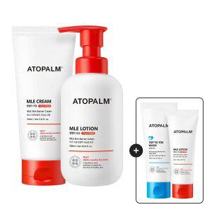 아토팜 MLE 크림 160ml(튜브)+MLE 로션 300ml+[증정]MLE로션60ml+탑투토워시100ml