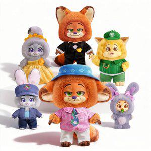 [TOP TOY 정품] 디즈니 주토피아 2 뉴저니 컬렉션 봉제 인형 랜덤박스
