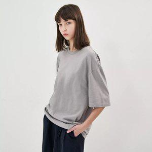 (최초가:24,900원)베이직하우스 면 16수 솔리드 반팔티셔츠