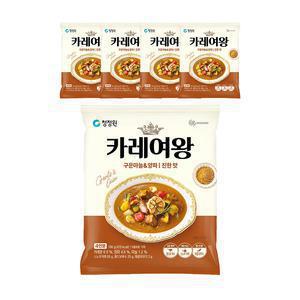 청정원 카레여왕 마늘양파분말, 108g, 5개