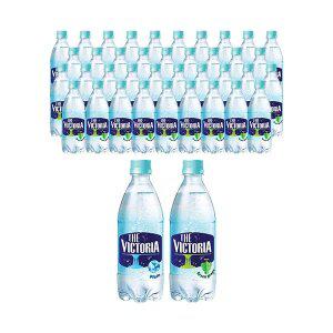 [더 빅토리아] 탄산수 플레인 500ml, 20개 + 청포도향 500ml, 20개