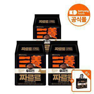 [삼양식품] 짜르르 프리미엄 짜장라면 140g 12입+ 전용 타포린백 증정