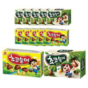 오리온 초코송이 말차 45g, 6개 + 초코송이 50g, 6개