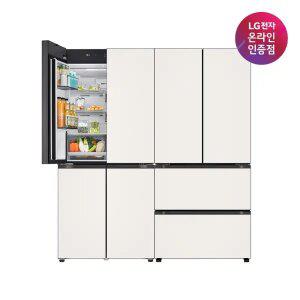 [혜택가 485만대] LG 디오스 오브제컬렉션 Fit&Max 냉장고 김치냉장고세트 R984GBB012