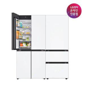 [혜택가 404만대] LG 디오스 오브제컬렉션 Fit&Max 냉장고 김치냉장고세트 R828MQQ012