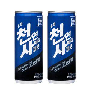 [T쇼페] 천연사이다 제로 250ml x 30캔
