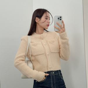 [제작/빅사이즈]이블렛 젠디온 패드 니트 가디건 제이스타일